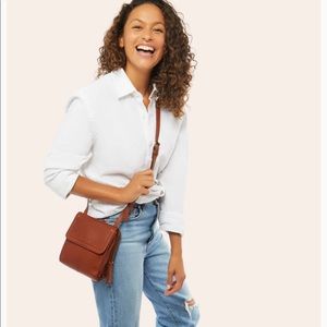 AMERICAN LEATHER CROSSBODY BAG